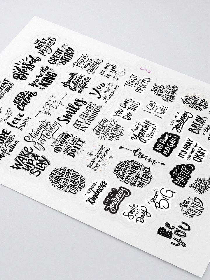 Quotes Motivational Sticker Sheet product image (2)