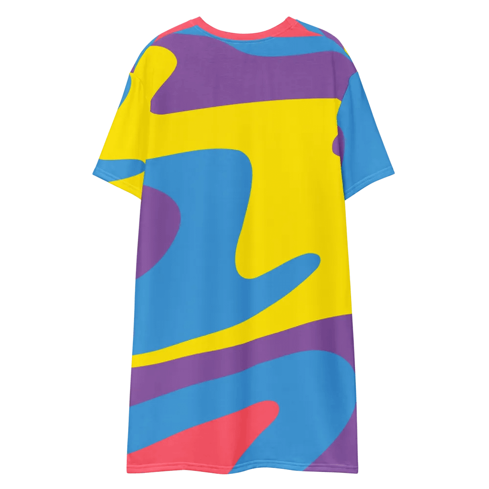 Watercolor Wonder T Shirt Dress product image (7)