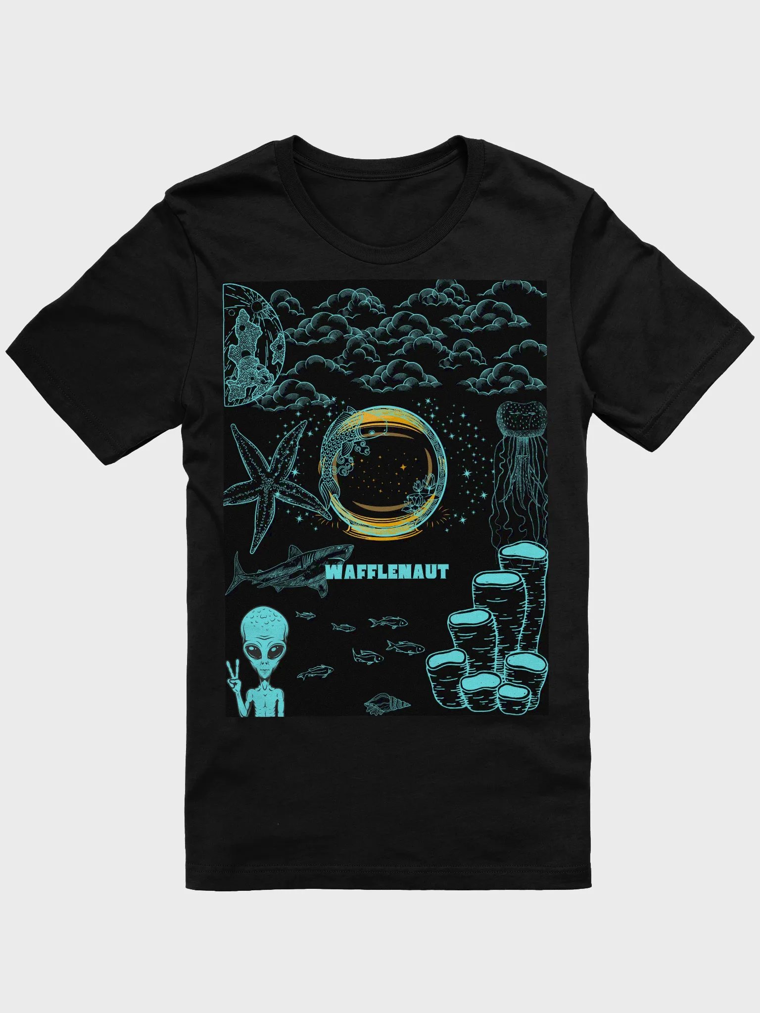 Wafflenaut Ocean Edition T-Shirt product image (1)