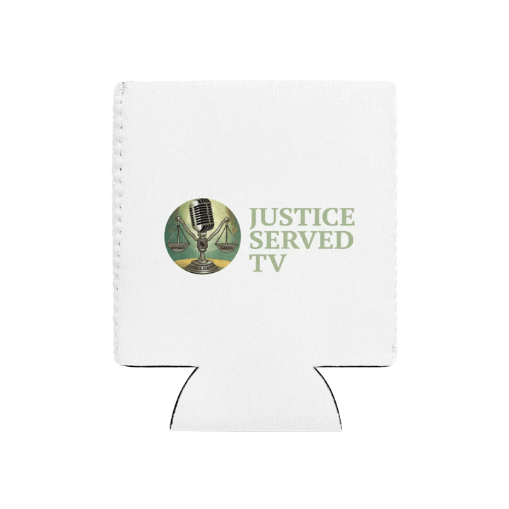 Justice Served TV Koozie Can Cooler product image (1)