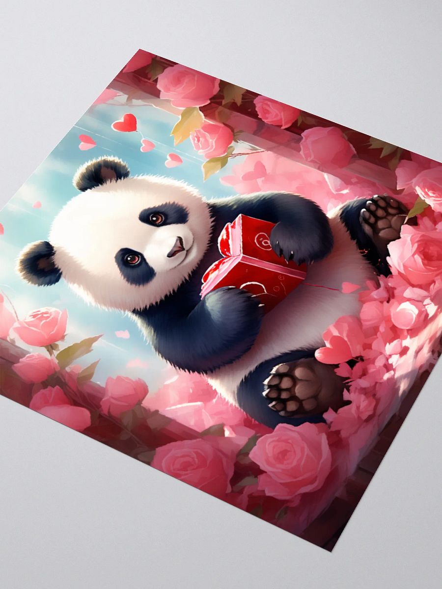 Book Loving Valentine Panda Sticker product image (3)