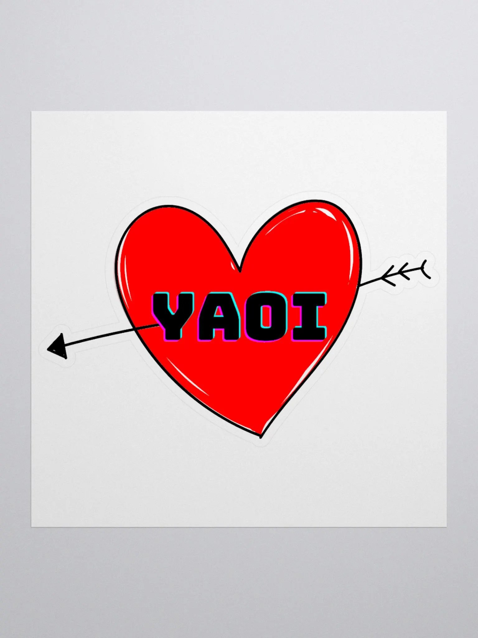 I Love Yaoi Sticker product image (1)