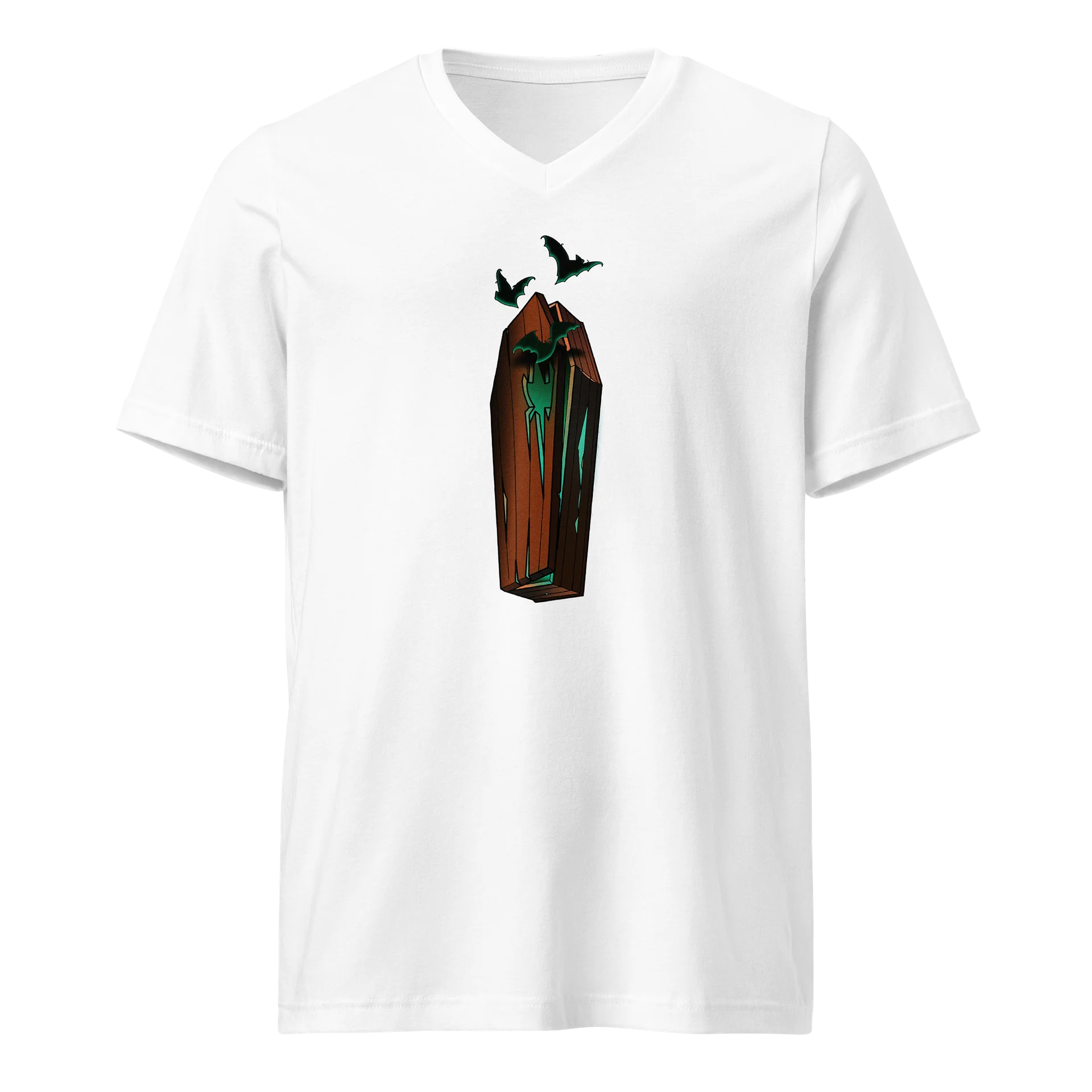 Coffin - Bella+Canvas Short Sleeve V-Neck Jersey T-Shirt product image (7)