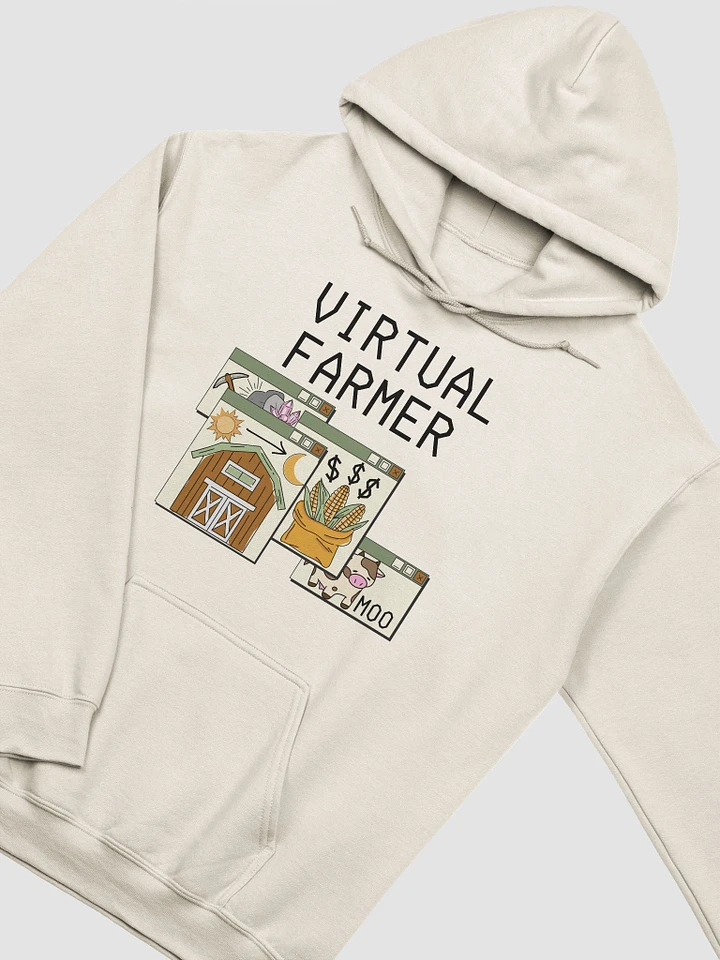Virtual Farmer Hoodie - Black Text product image (49)