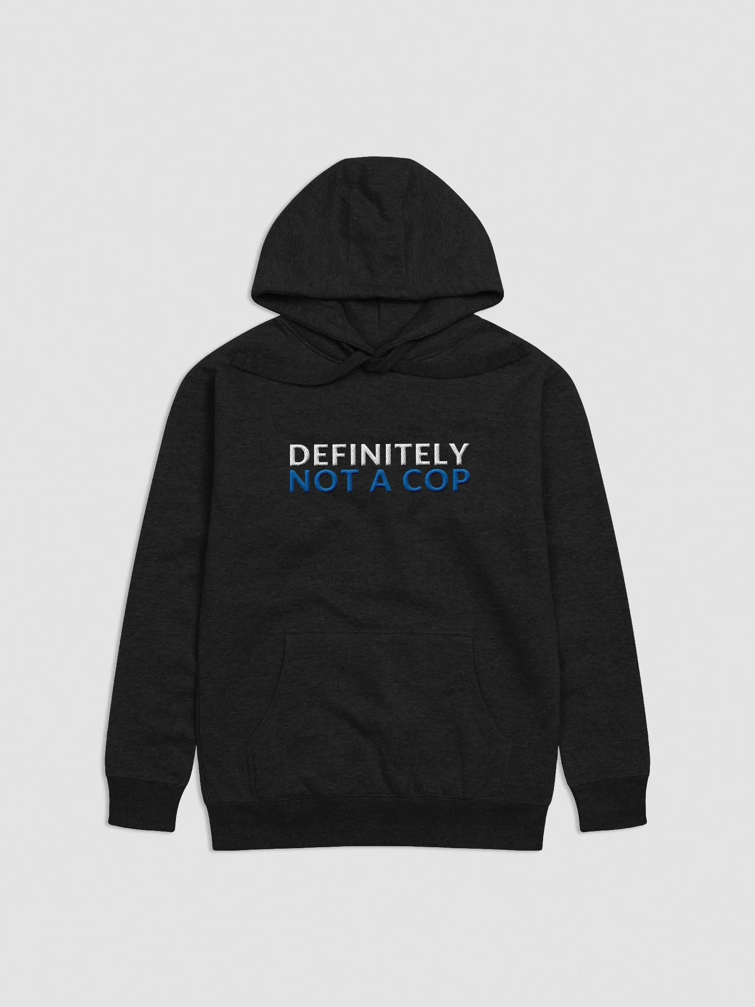 DEFINITELY NOT A COP (BLUE) - HOODIE product image (1)