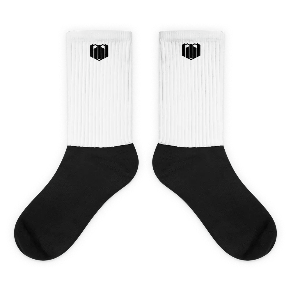 Mercurial Virus White/Black Socks product image (1)