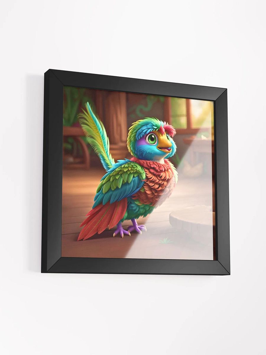 Endangered Species - Mexico - Quetzal Eco-Friendly Ayous Wood Framed Poster product image (3)