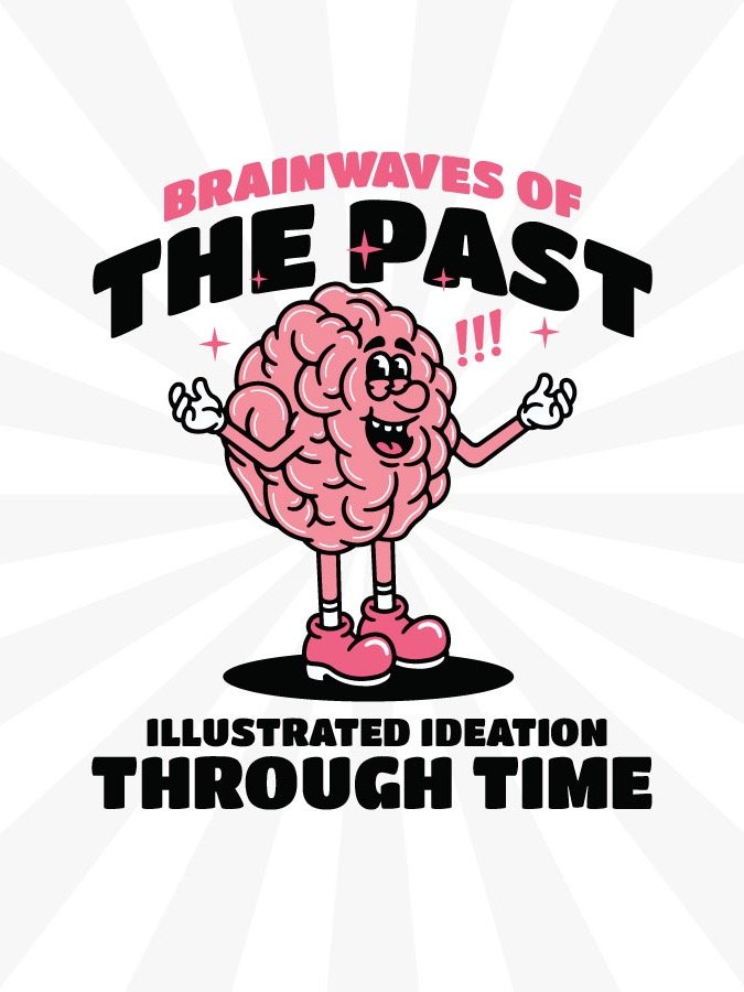 FREE Chill Brain Character Illustration Design product image (1)