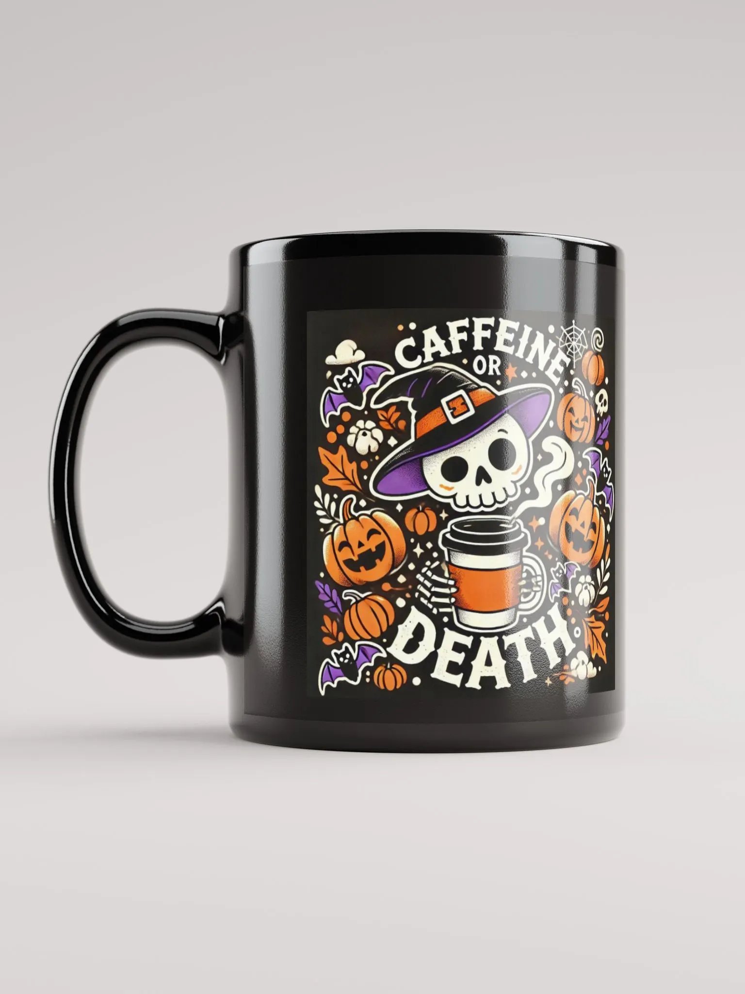 Caffeine or Death - Halloween Mug product image (12)