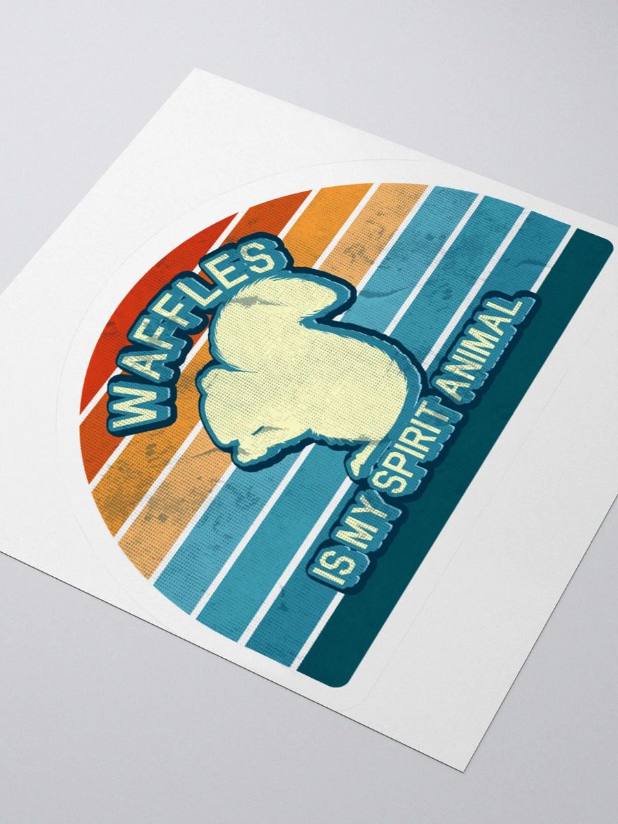 Retro Waffles - Spirit Sticker product image (11)