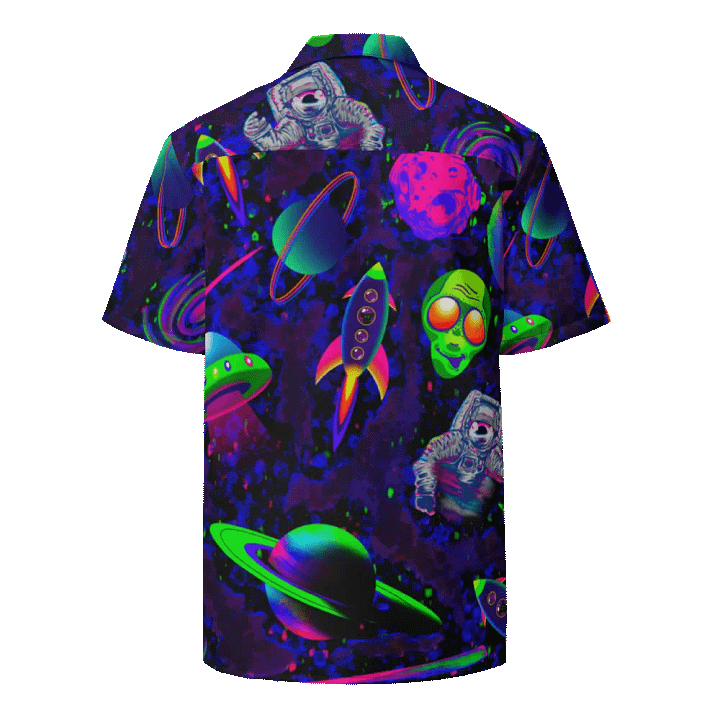 Gamma Galaxy Hawaiian Button up product image (2)