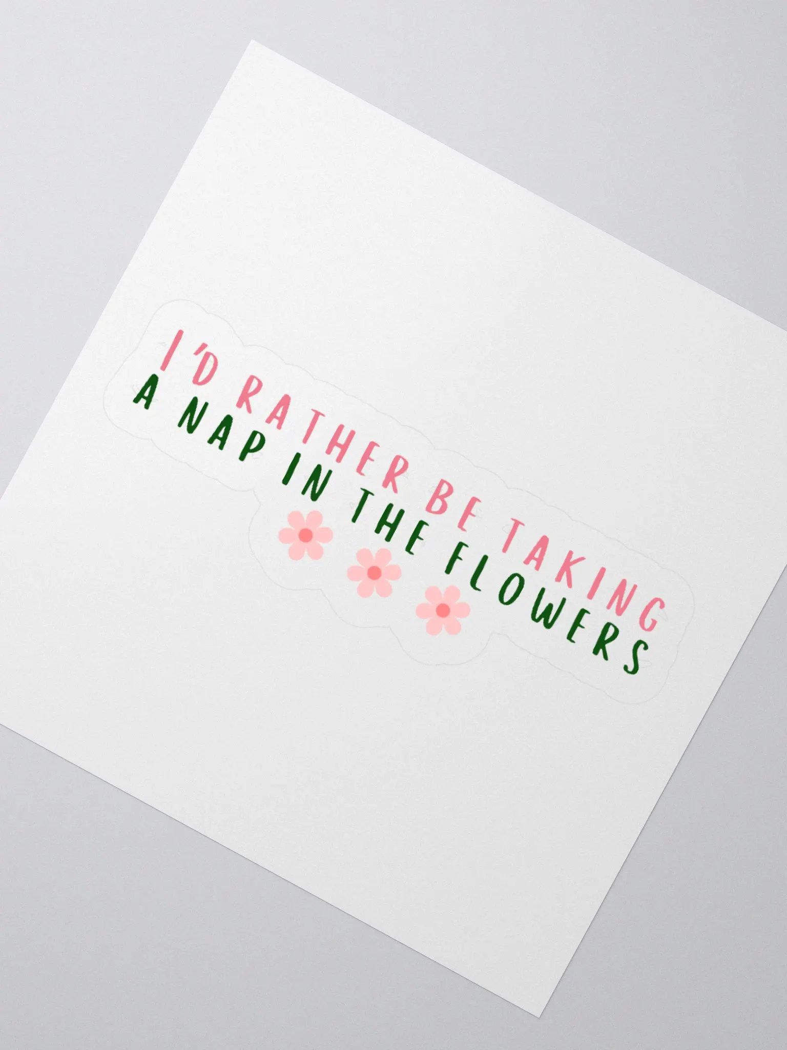 Flower Nap Sticker product image (2)