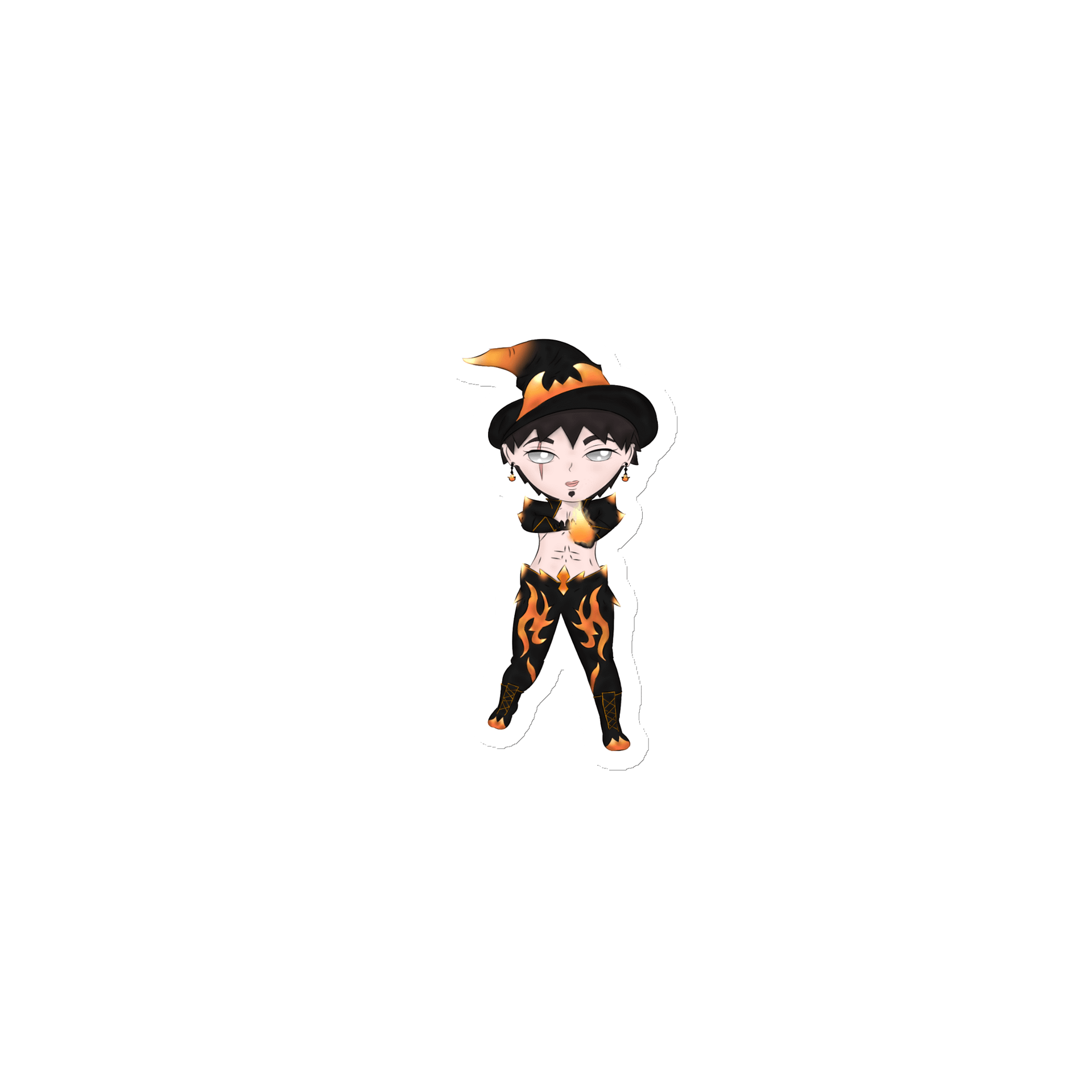 Fire Mage Itachi | Magnets product image (1)