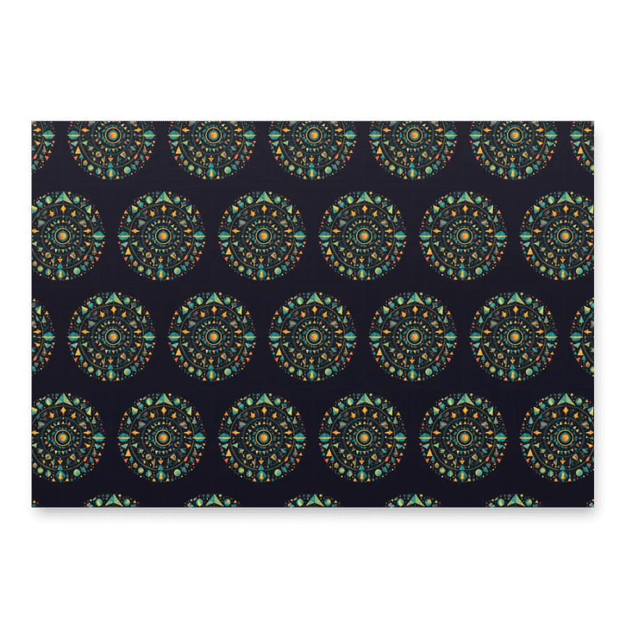 Circular Christmas Wrapping Paper Sheets product image (2)