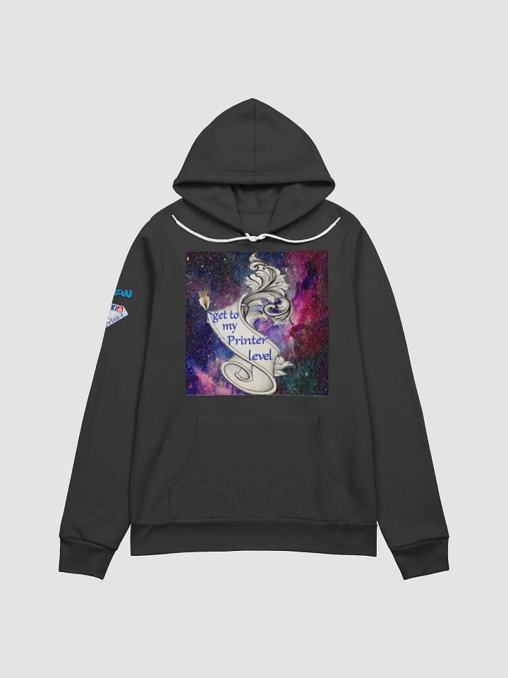 get to my printer level , Herren Hoodie product image (1)