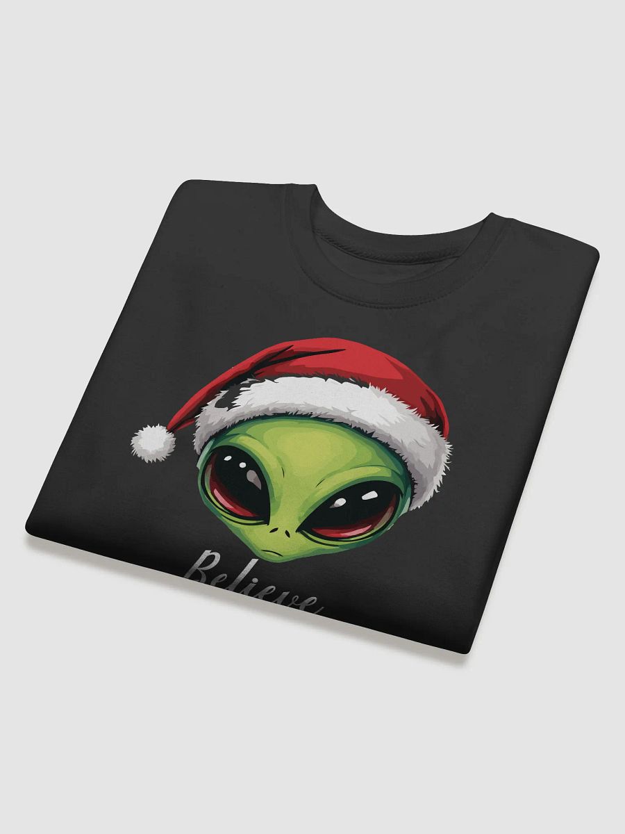 Alien Santa Xmas UFO Funny Christmas Premium Sweatshirt product image (4)
