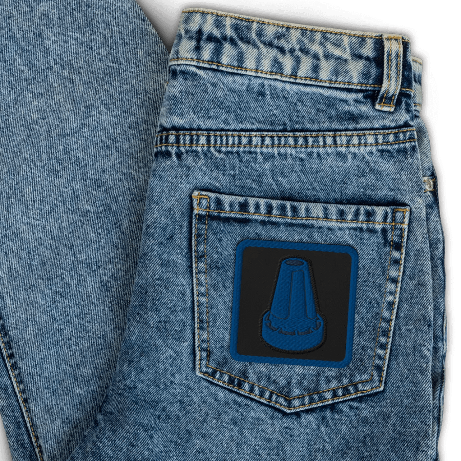 Blue Cone Embroidered Patch product image (3)
