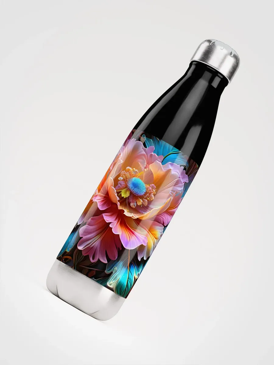 Iridescent Flowers Stainless Steel Water Bottle product image (8)
