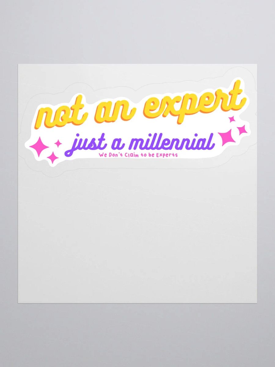 Millennial Vibes Kiss Cut Sticker product image (4)