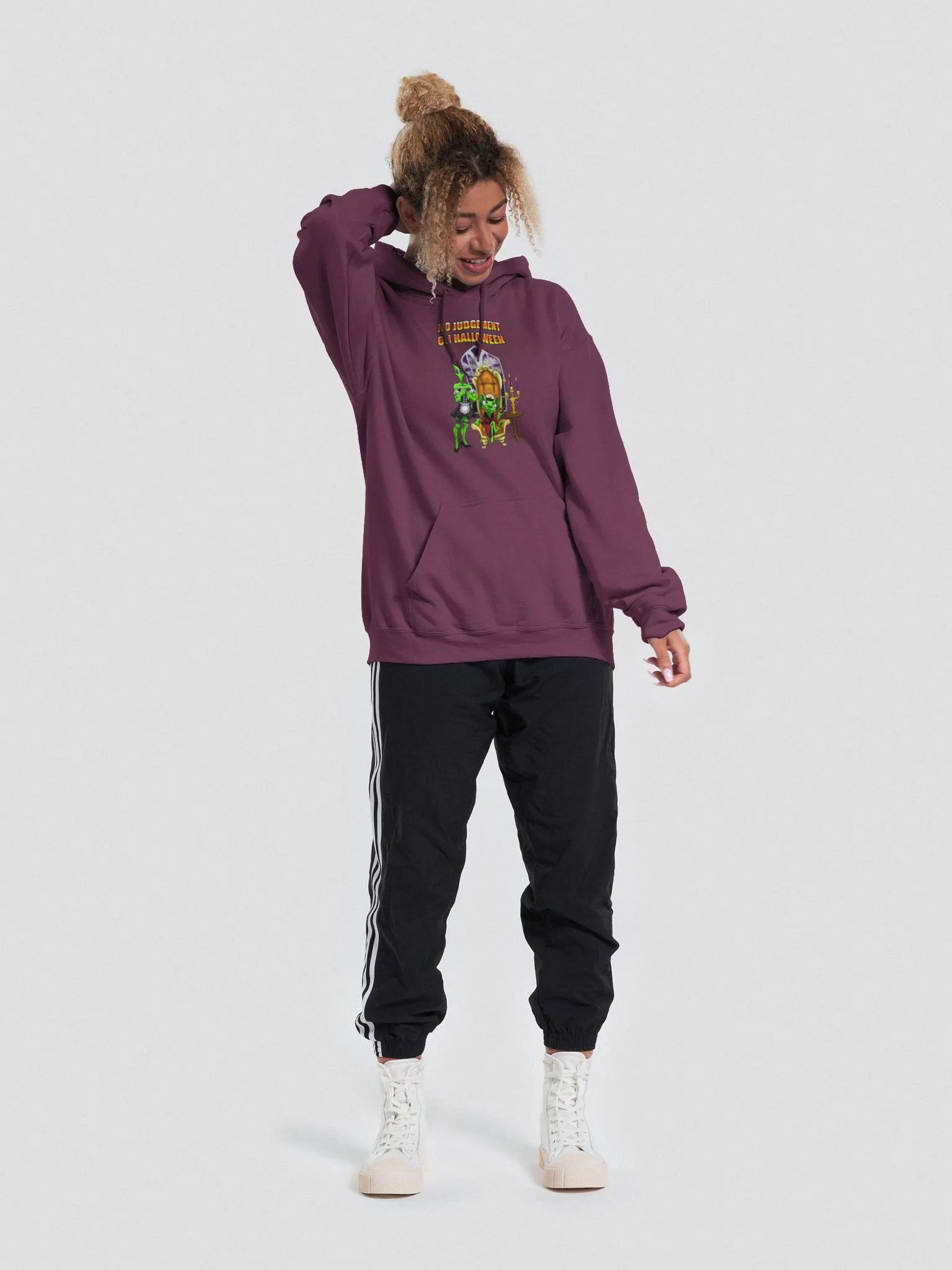 No Judgement On Halloween - Hoodie product image (65)
