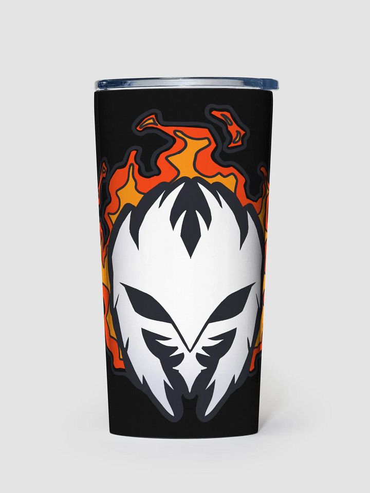Mask Icon v2 (White) 20z Stainless Steel Tumbler (Black) product image (2)
