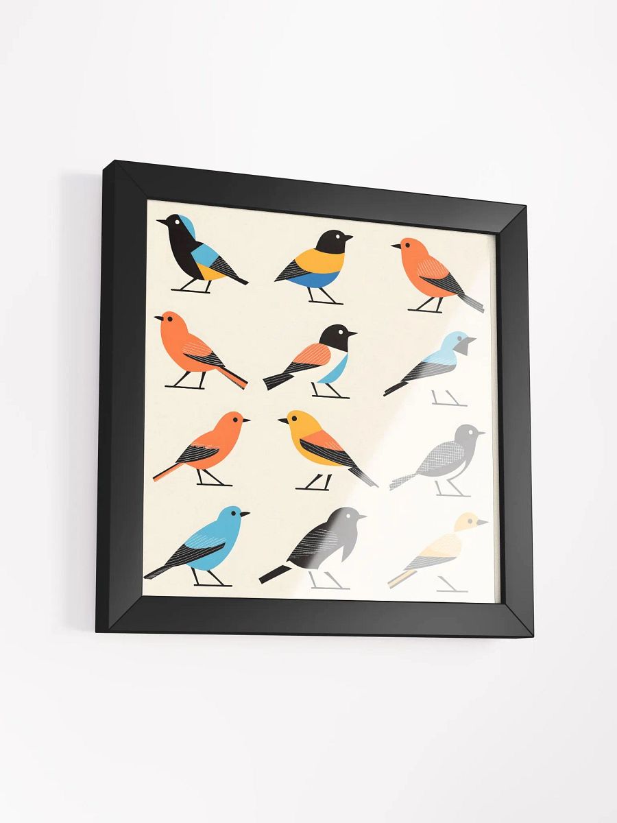 Birds Grid Framed Poster Art product image (44)