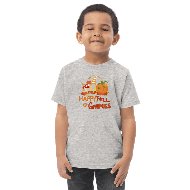 Fall with my Gnomies "Happy Fall, my Gnomies" Toddler Jersey T-Shirt product image (1)