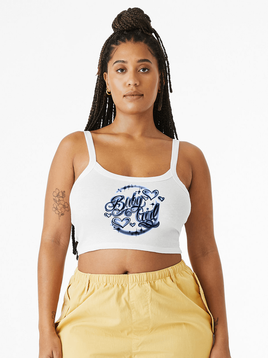 Baby Girl Airbrush Cami – Y2K Hoochie Nostalgia & Streetwear Vibes product image (1)