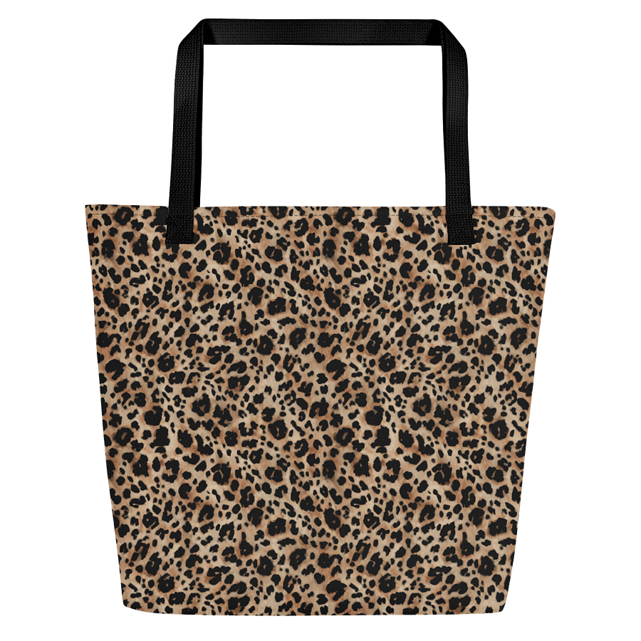 Brown Leopard Pattern Tote Bag product image (3)