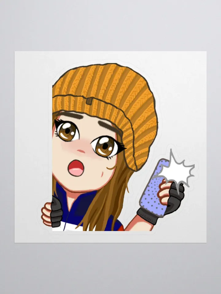 Peek Emote Sticker product image (1)