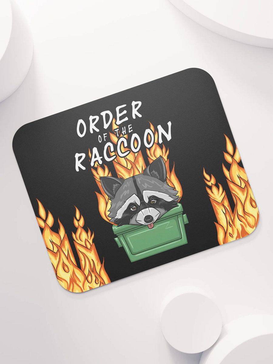 Raccoon Order Mousepad - Darkmode product image (7)