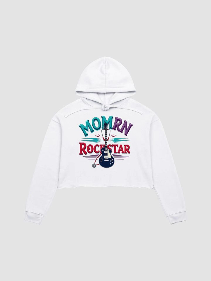 Rockstar Momrn Fleece Crop Hoodie product image (2)