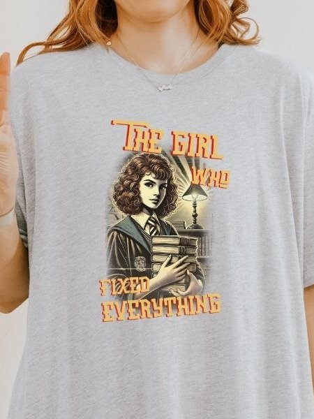 Hermione Funny Vintage Pulp Mystery Harry Potter Shirt product image (4)