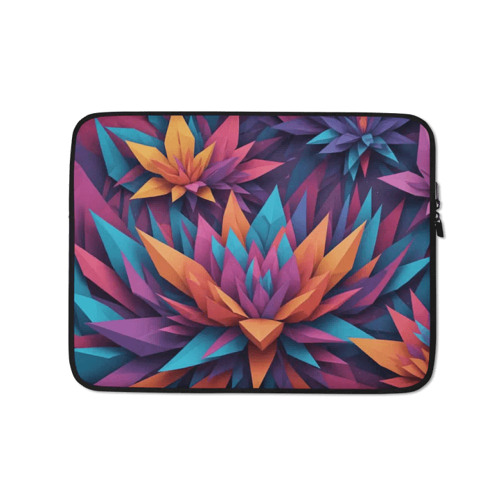 Floral Geometry Laptop Sleeve product image (1)