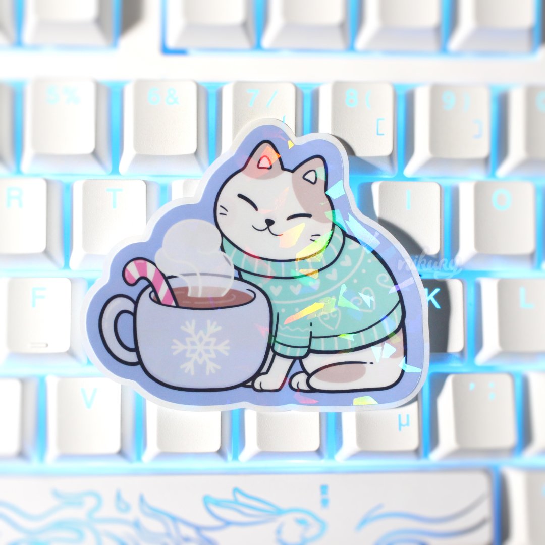 Sweater Kitty Stickers | 2 Colors product image (1)