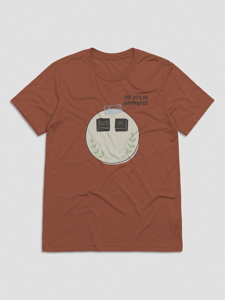 The Key to Happiness Triblend T-shirt product image (2)