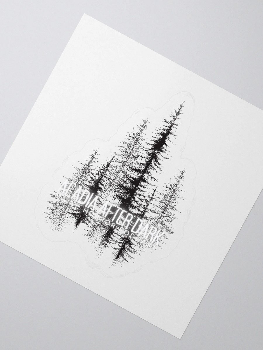 Acadia After Dark Trees Logo Sticker product image (5)