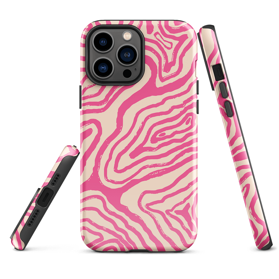 Pink Rivers iPhone Case product image (2)