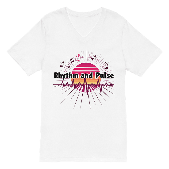 Rhythmic Sunburst V-Neck Tee product image (2)