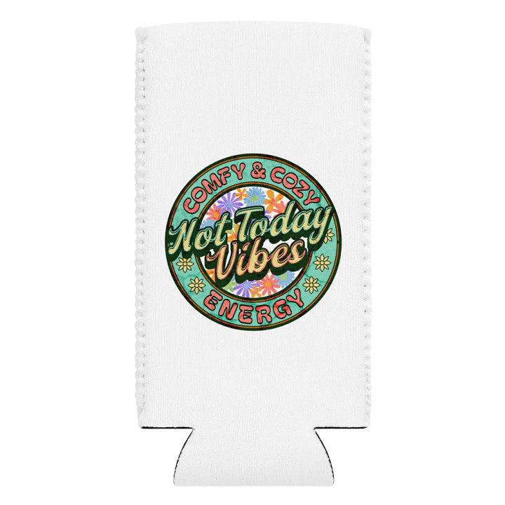 Not Today Vibes Vibrant Floral Can Cooler product image (2)