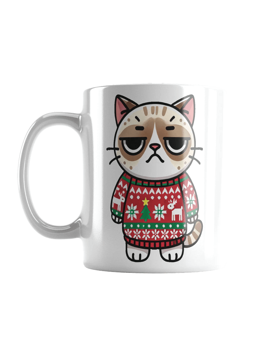 Unimpressed Cat Christmas Mug product image (6)