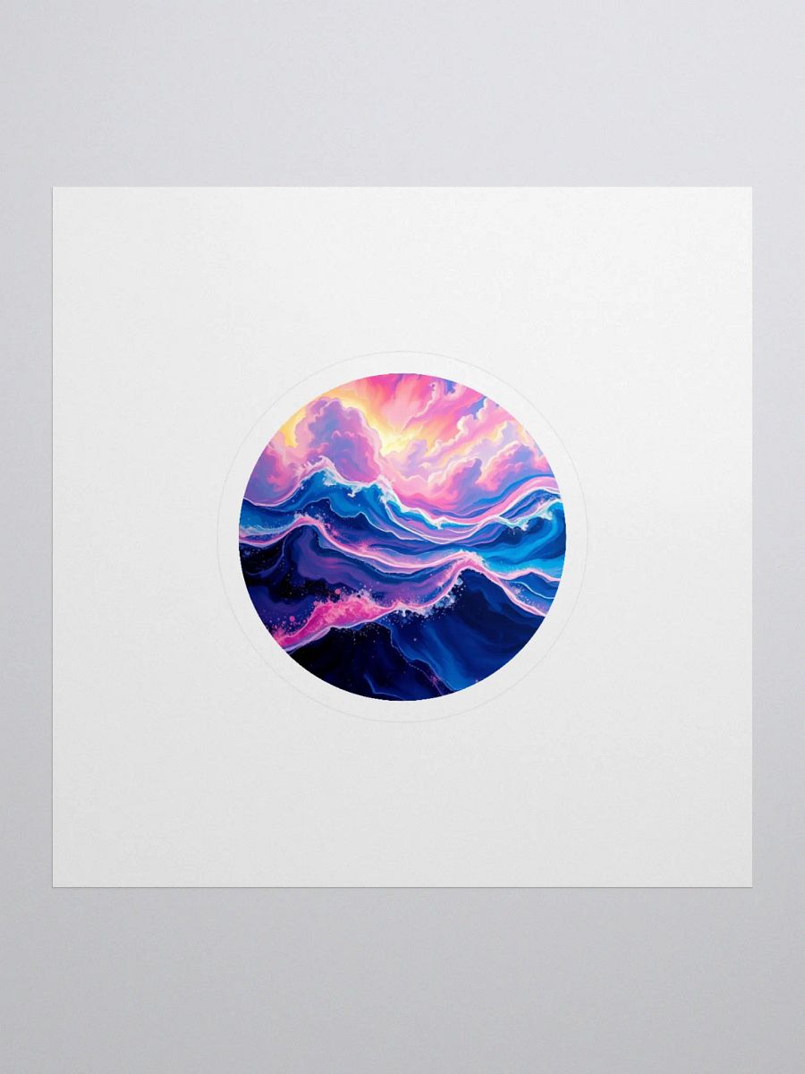 Dreamy Ocean Waves Stickers product image (1)