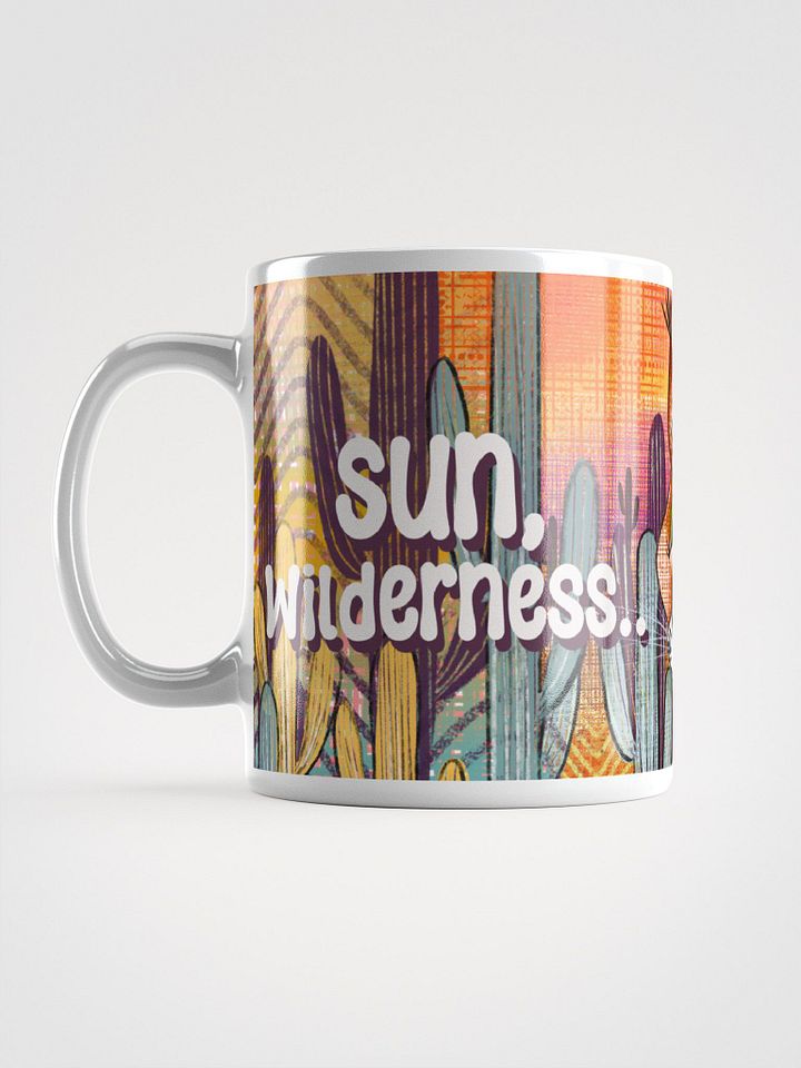 Sun, Wilderness & Coffee Caracal Mug, 11 oz product image (2)