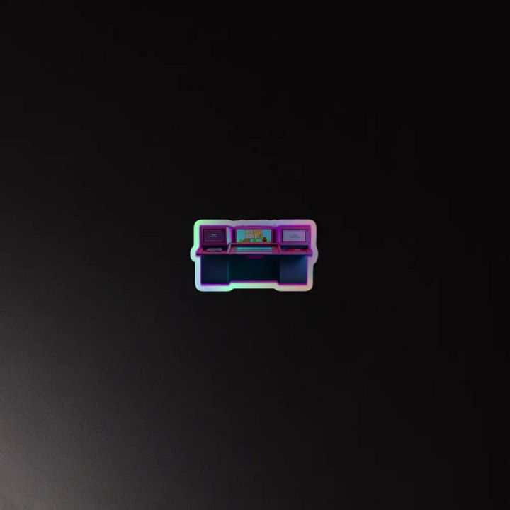 Retro Arcade Holographic Sticker Sheet product image (4)