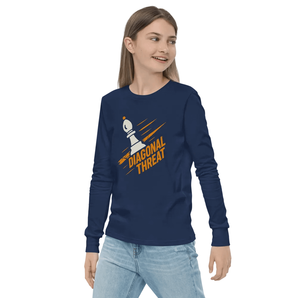 Diagonal Threat - Youth Long Sleeve T-Shirt product image (9)