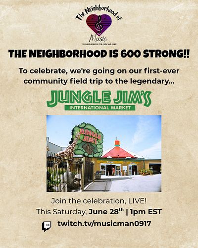 The Neighborhood is 600 STRONG! 🎉

I'm absolutely blown away by the support from this community. To celebrate every single on...