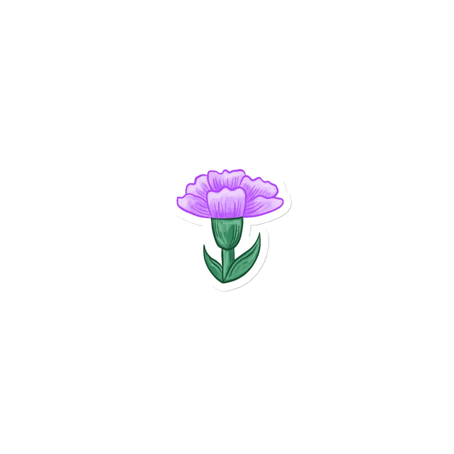 Carnation Die Cut Magnet product image (1)