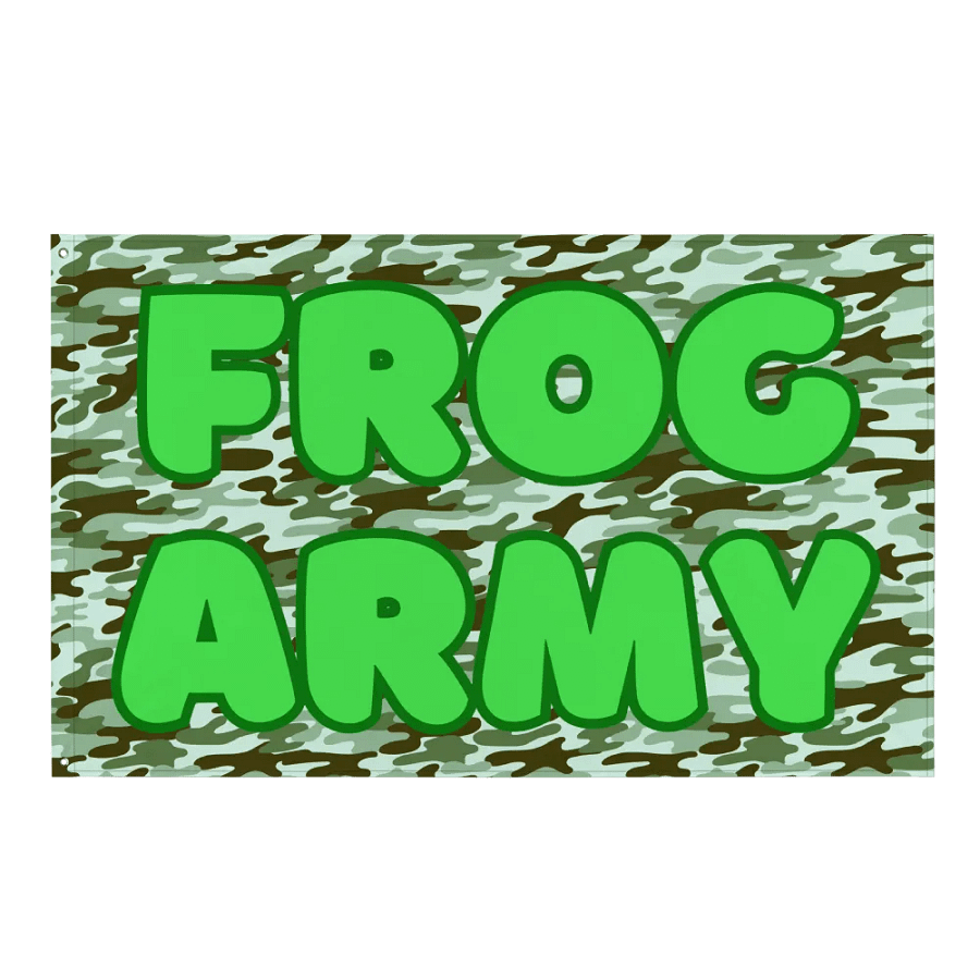 Frog Army Flag product image (1)