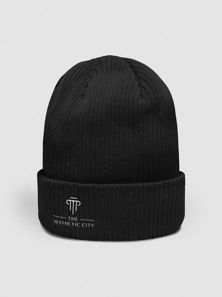 Organic Ribbed Beanie - Logo product image (5)