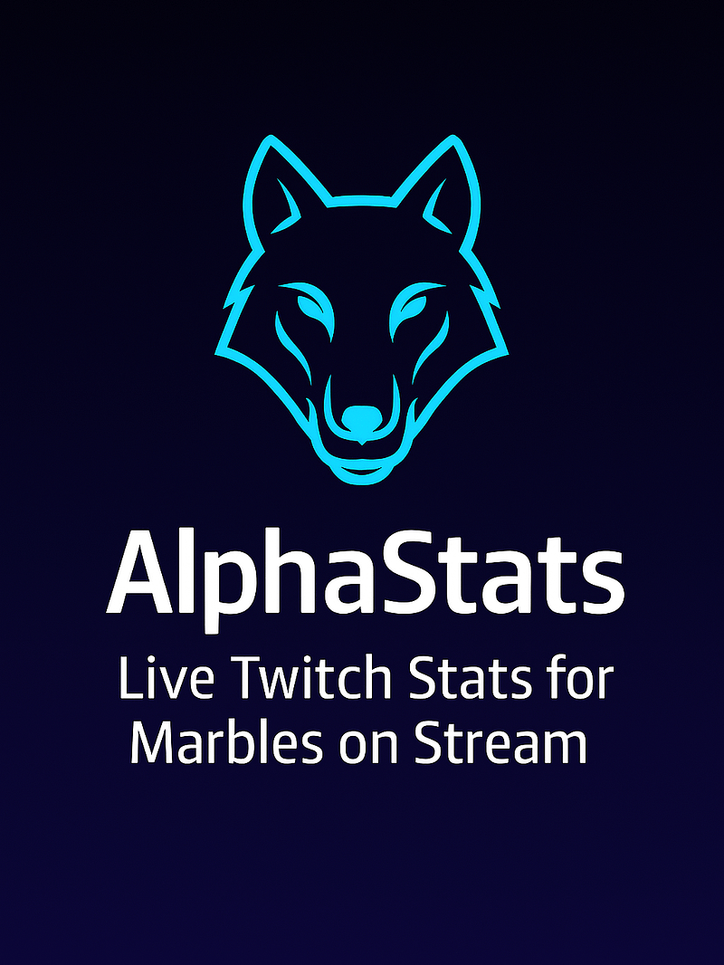 AlphaStats: Real-Time Stats Tracker for Marbles on Stream